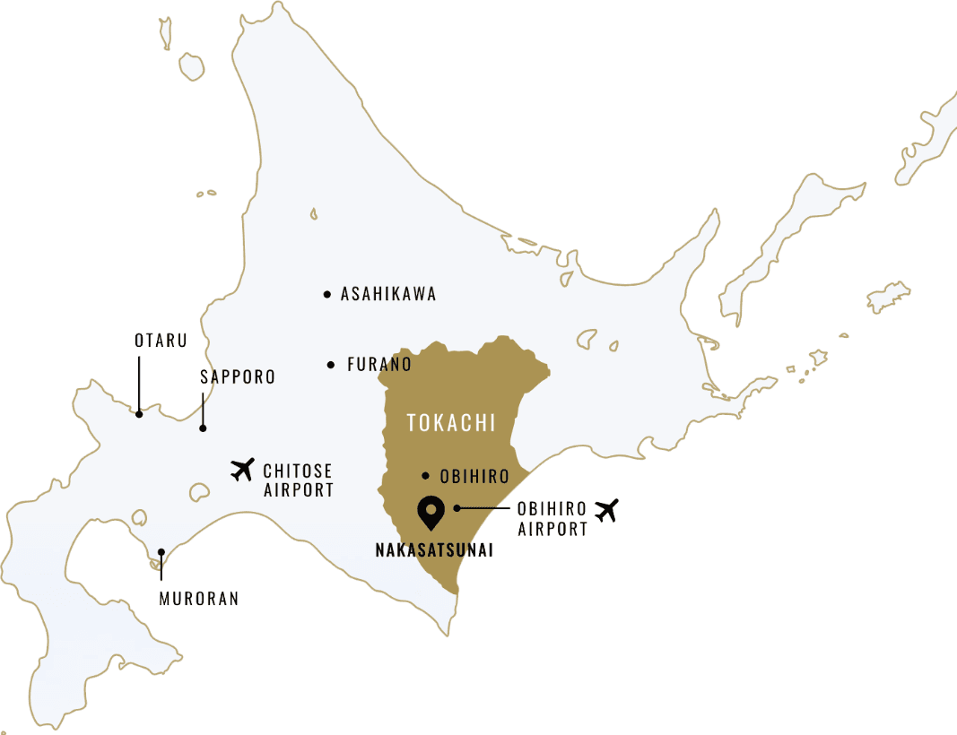 MeadowLuxの位置を示す地図